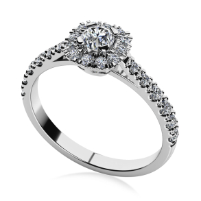 Forlovelsesring Dreams Hvidguld C48h