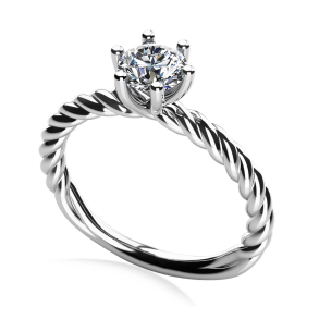 Forlovelsesring Dreams Hvidguld C80h