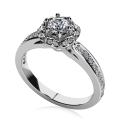 Forlovelsesring Dreams Hvidguld C84h