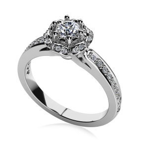 Forlovelsesring Dreams Hvidguld C84h