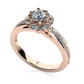 Forlovelsesring Dreams Rosaguld C84r