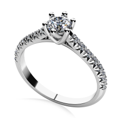 Forlovelsesring Dreams Hvidguld C87h