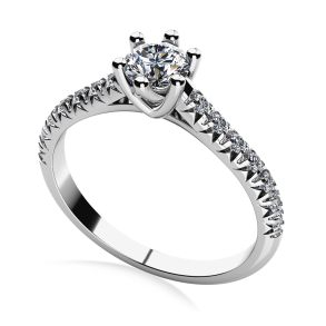 Forlovelsesring Dreams Hvidguld C87h