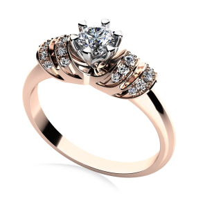 Forlovelsesring Dreams Rosaguld C89r