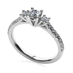 Forlovelsesring Dreams Hvidguld C90h