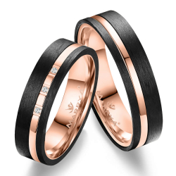 Eksklusive Vielsesringe Black Line CA11-3