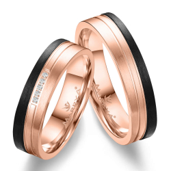 Eksklusive Vielsesringe Black Line CA13-3