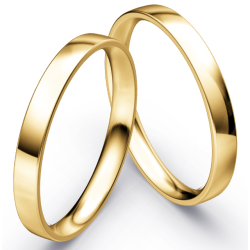 Vielsesringe Klassisk Guld 3 mm F1