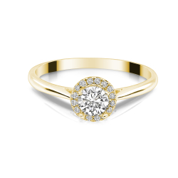 Forlovelsesring Solitaire 14 karat Guld D01 - Flere Varianter
