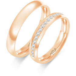 Eksklusive Vielsesringe Simply Love E115-2