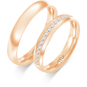 Eksklusive Vielsesringe Simply Love E115-2