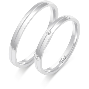 Eksklusive Vielsesringe Simply Love E118-1