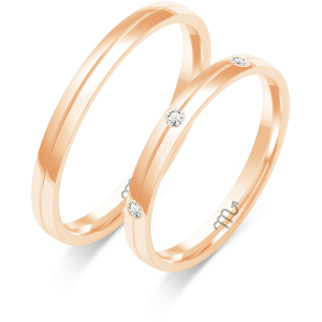 Eksklusive Vielsesringe Simply Love E118-2