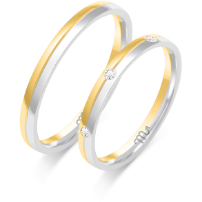 Eksklusive Vielsesringe Simply Love E118-3