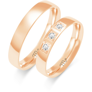 Eksklusive Vielsesringe Simply Love E122-2