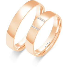 Eksklusive Vielsesringe Simply Love E124-2
