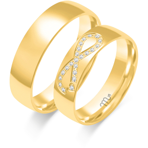 Eksklusive Vielsesringe Simply Love E127