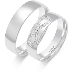 Eksklusive Vielsesringe Simply Love E127-1