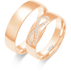 Eksklusive Vielsesringe Simply Love E127-2