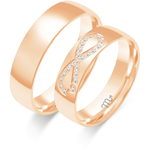 Eksklusive Vielsesringe Simply Love E127-2