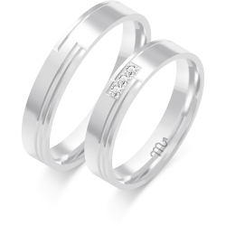 Eksklusive Vielsesringe Simply Love E128-1