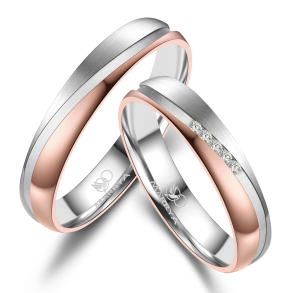 Vielsesringe Rustfri St�l ES42