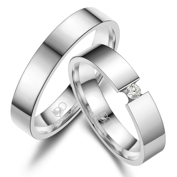 Vielsesringe Rustfri St�l ES43