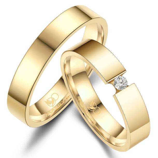 Vielsesringe Rustfri St�l ES44