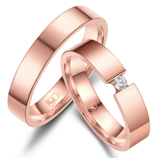 Vielsesringe Rustfri St�l ES45