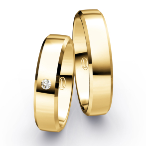 Vielsesringe Klassisk Guld 5 mm F7