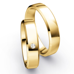 Vielsesringe Klassisk Guld 5 mm F7