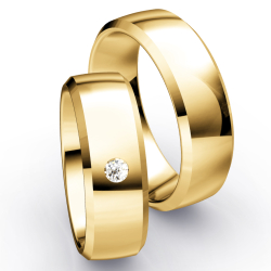 Vielsesringe Klassisk Guld 7 mm F7