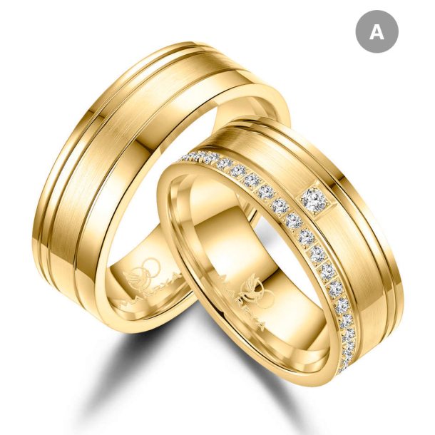 Eksklusive Vielsesringe Marry Me GB004