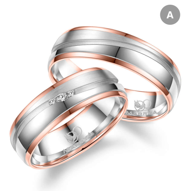 Eksklusive Vielsesringe Marry Me GB044