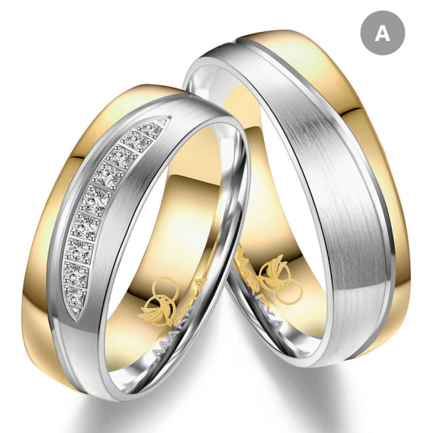 Eksklusive Vielsesringe Marry Me GB056