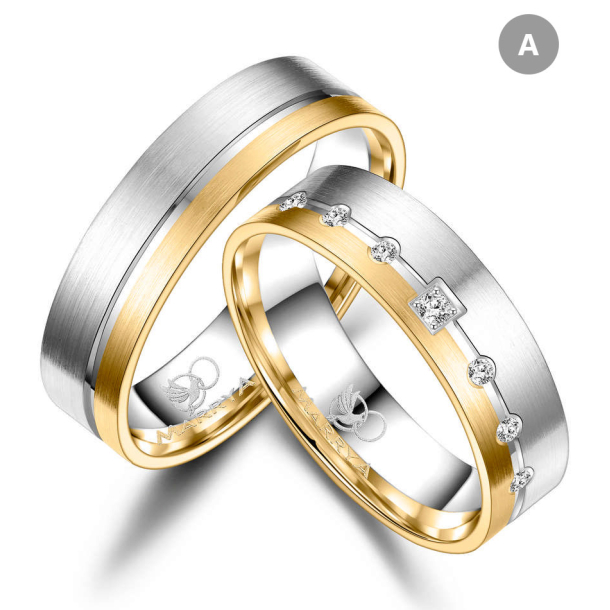 Eksklusive Vielsesringe Marry Me GB059