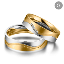 Eksklusive Vielsesringe Marry Me GO01