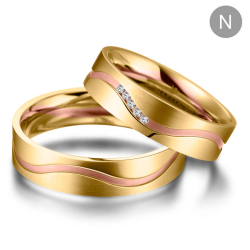 Eksklusive Vielsesringe Marry Me GO01