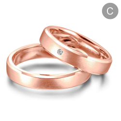 Eksklusive Vielsesringe Marry Me GO02