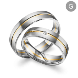 Eksklusive Vielsesringe Marry Me GO03