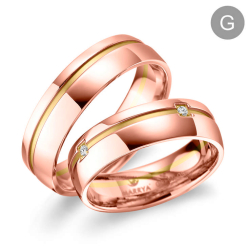 Eksklusive Vielsesringe Marry Me GO05