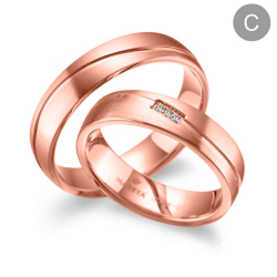 Eksklusive Vielsesringe Marry Me GO07