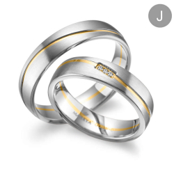 Eksklusive Vielsesringe Marry Me GO07