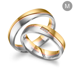 Eksklusive Vielsesringe Marry Me GO07