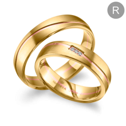 Eksklusive Vielsesringe Marry Me GO07