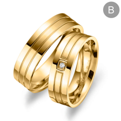 Eksklusive Vielsesringe Marry Me GO08