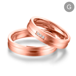 Eksklusive Vielsesringe Marry Me GO25