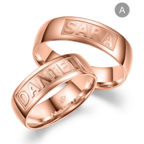 Eksklusive Vielsesringe Marry Me GO525