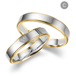 Eksklusive Vielsesringe Marry Me GO535