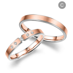 Eksklusive Vielsesringe Marry Me GO536